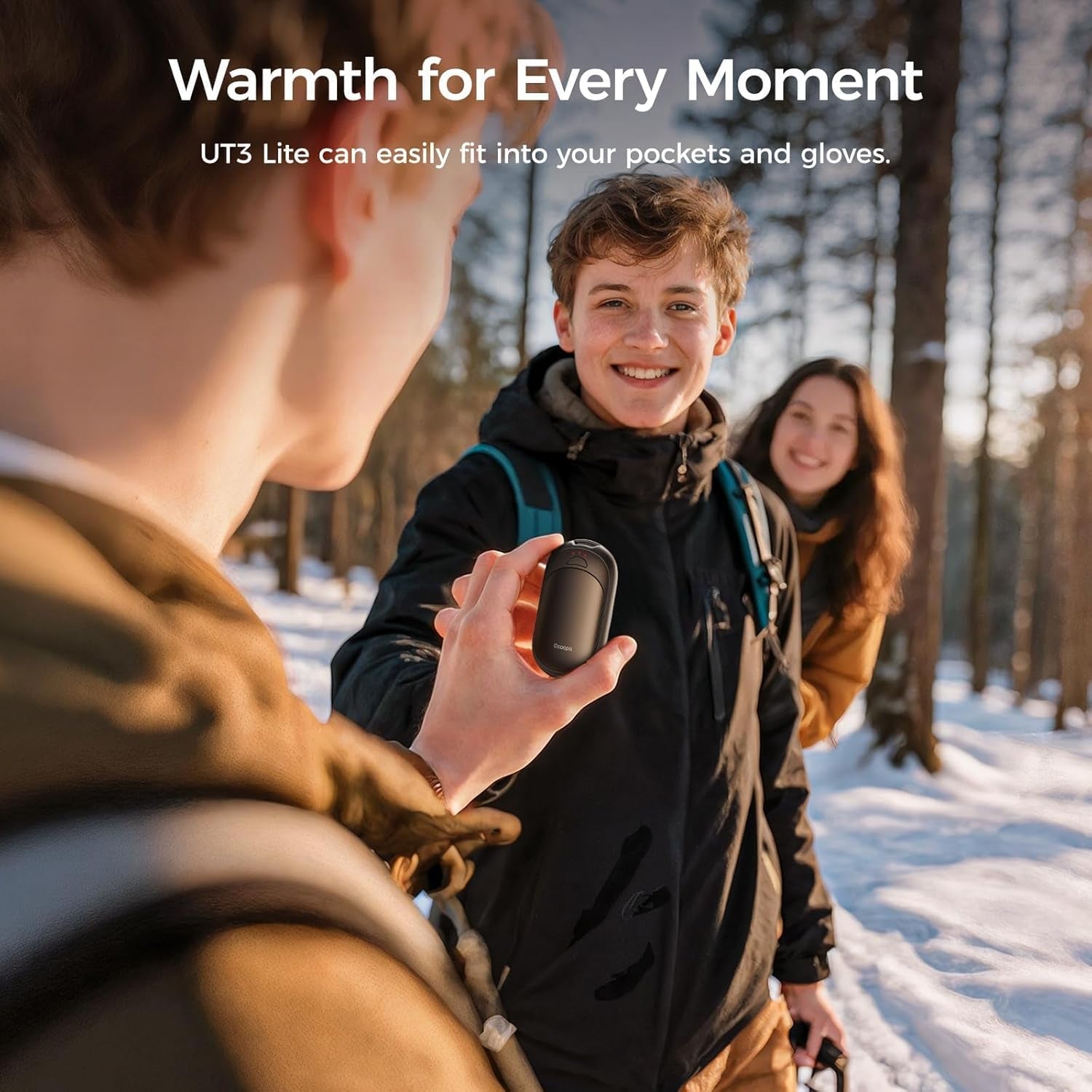 Stay Warm Anywhere: Rechargeable Magnetic Hand Warmers 2-Pack - Portable Electric Heated Comfort with 3 Settings for Outdoor Adventures and Winter Gifting